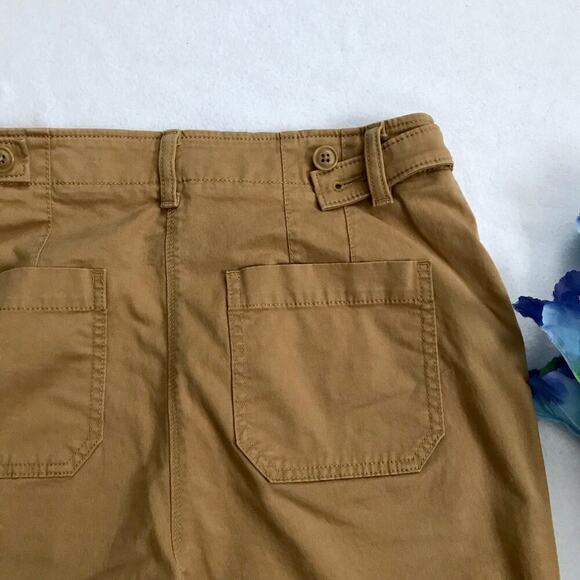 Talbots High Waist Patch Pocket Crop Pants Women 8 - Picture 7 of 11